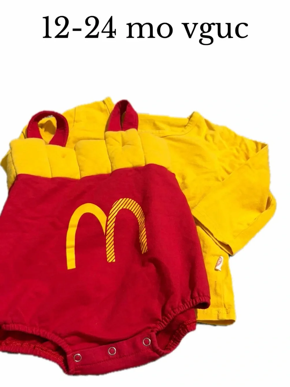 McDonald’s baby French fries costume 12 months